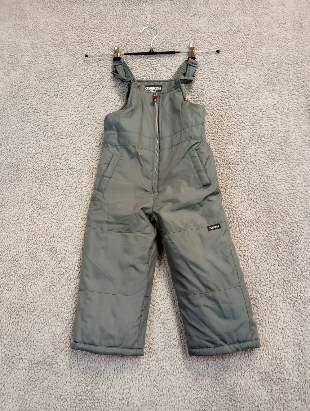 Osh Kosh Ski Bib 4T Olive Green Ski Gear (0966)